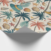 Retro Zomer Cadeaupapier (Hoek)