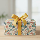 Retro Zomer Cadeaupapier