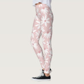 Retro Zomer Daisies Patroon Klein #4 #pattern Leggings (Links)