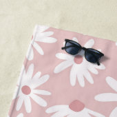 Retro Zomer Daisies Patroon Klein #4 #pattern Strandlaken (In situ)