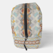 Retro Zomer Geometrisch Kleurblok Patroon Ontwerp Toilettasje (Rechts)