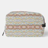 Retro Zomer Geometrisch Kleurblok Patroon Ontwerp Toilettasje (Achterkant)