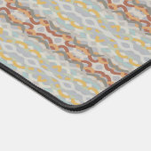 Retro Zomer Geometrische Kleurblok Patroon Ontwerp Bureaumat (Hoek)