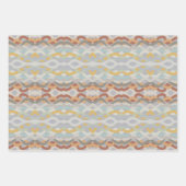 Retro Zomer Geometrische Kleurblok Patroon Ontwerp Inpakpapier Vel (Voorkant 2)