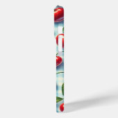 Retro Zomer Kersen Hoesje Levendig Rood Kers (Achterkant / Links)