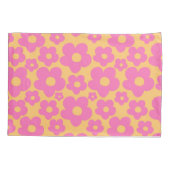 Retro zomer madeliefjes patroon #6 #retro #floral kussensloop (Achterkant)