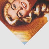 Retro Zomer Pin-up Tissuepapier (Detail)