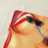 Retro Zomer Pin-ups Strandlaken (In situ)