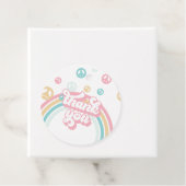 Retro Zomer Regenboog Dank u Bedankjes Labels (In situ)