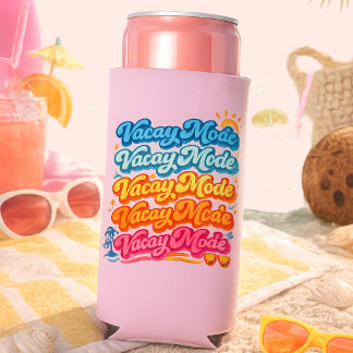 Retro Zomer Seltzer Blikjeskoeler
