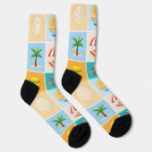 Retro Zomer Sokken (Rechts)