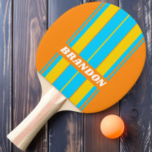 Retro Zomer Strand Bord Strepen met Naam