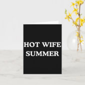 Retro Zomer Strandvrouw Kaart (Gele Bloem)