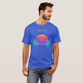 Retro zomer T-shirt (Voorkant volledig)