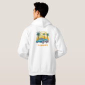 Retro Zomer Tijd T-Shirt  (Achterkant volledig)