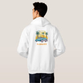 Retro Zomer Tijd T-Shirt (Achterkant volledig)