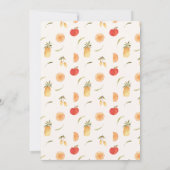 Retro Zomer | Uitnodiging Zwembadfeest (Achterkant)