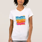Retro Zomer Vakantie T-shirt (Voorkant)
