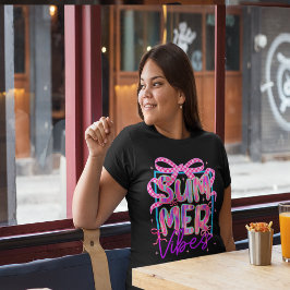 Retro Zomer Vibes Coquette Grote Maat T-shirt