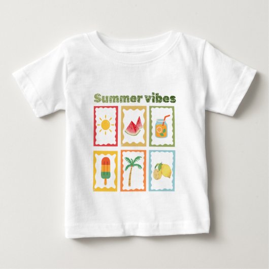 Retro Zomer Vibes Design (Voorkant)