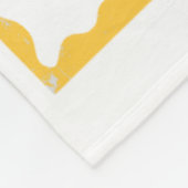 Retro Zomer Vibes Design  Fleece Deken (Hoek)