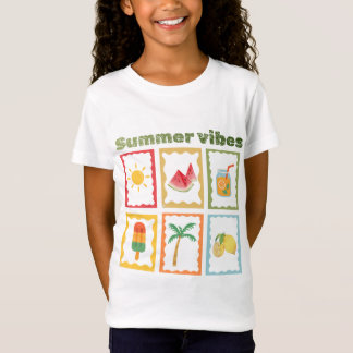 Retro Zomer Vibes Design met Zonneschijn T-shirt