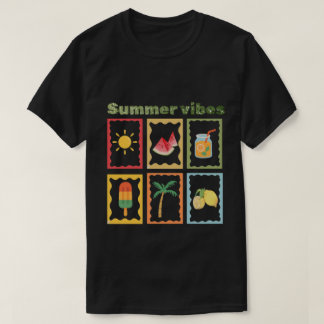 Retro Zomer Vibes Design  T-shirt