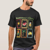 Retro Zomer Vibes Design  T-shirt (Voorkant)