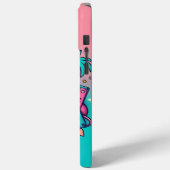 Retro Zomer Vibes - Schattige 80s Esthetiek Case-Mate iPhone Case (Achterkant / Links)