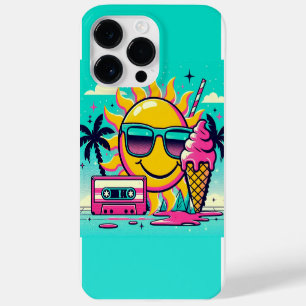 Retro Zomer Vibes - Schattige 80s Esthetiek Case-Mate iPhone 14 Pro Max Hoesje