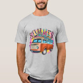 Retro Zomer Vibes T-shirt (Voorkant)