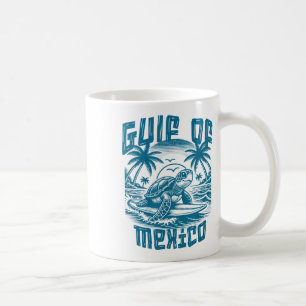Retro Zomergolf van Mexico voor altijd Turtle Beac Koffiemok