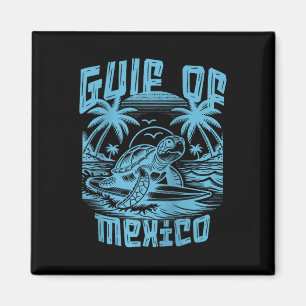 Retro Zomergolf van Mexico voor altijd Turtle Beac Magneet