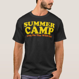 Retro Zomerkamp 70s 80s Camping T-shirt
