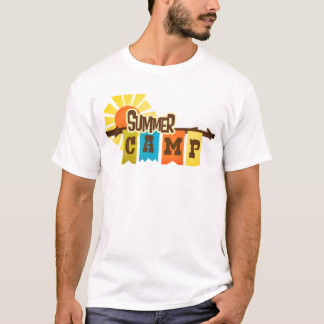 Retro zomerkamp grafische t-shirt