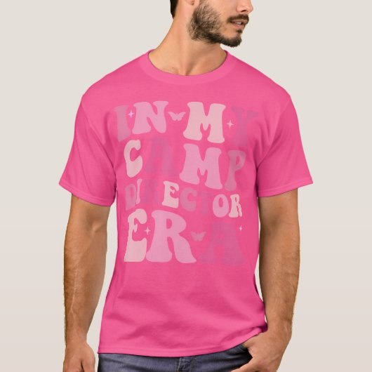 Retro Zomervakantie Camping Lover T-shirt (Voorkant)