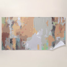 Retro zomervibes stoffig sinaasappel, taupe, aards