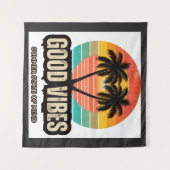 Retro zomervibes wandkleed (Voorkant (horizontaal))
