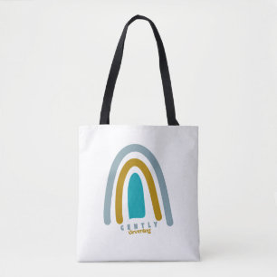 Retro Zon Citaat over Geestelijke Gezondheid Tote Bag