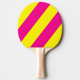 Retro Zon Doorweekt Drie Vette Strepen Tafeltennisbatje