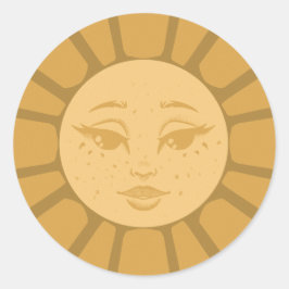 Retro Zon Sticker