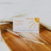 Retro Zon Zomerluier Raffle Informatiekaartje