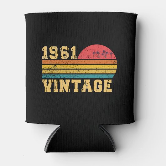 Retro  zondag 1961 Birthday Blikjeskoeler (Voorkant)