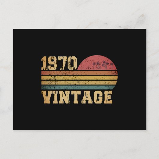 Retro  zondag 1970 briefkaart (Voorkant)