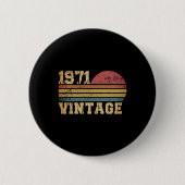 Retro  zondag 1971 ronde button 5,7 cm (Voorkant)