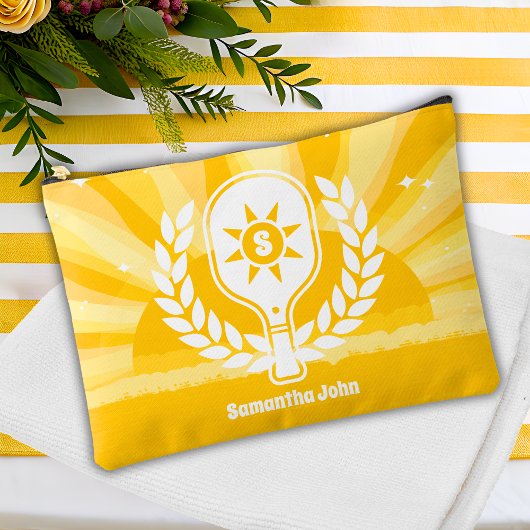 Retro Zonne Pickleball Bruidsdouche Etui