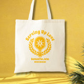Retro Zonne Pickleball Bruidsmeisje Tote Bag