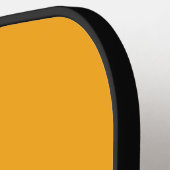 Retro Zonnebloem Buzz Drie Dwars Strepen | Naam Pickleball Paddle (Links Detail)