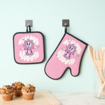 Retro Zonnebloem Cartoon Quote Roze