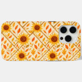 Retro Zonnebloem & Rustieke Boerderij Waterverf Case-Mate iPhone Case (Achterkant (horizontaal))